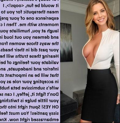 Femmes sexy humiliant des mauviettes